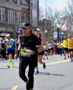 Ya ha corrido dos veces la maratón de Boston.